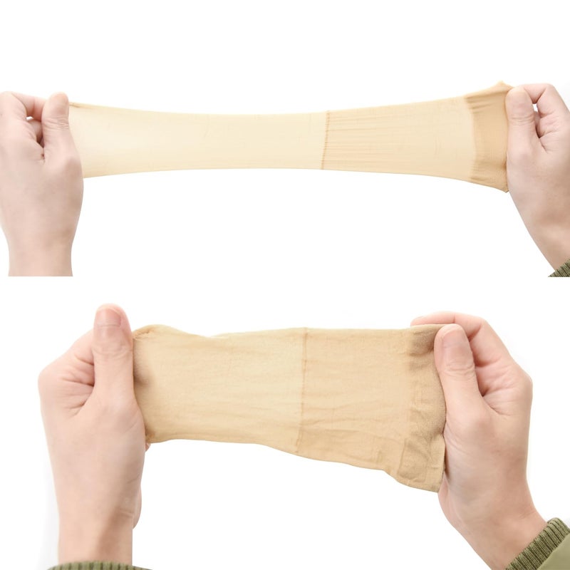 YANTAISIYU 6 Pieces Stocking Wig Caps for Lace Front Wigs Nylon Mesh Wig Cap for Women (Beige) - Image 5